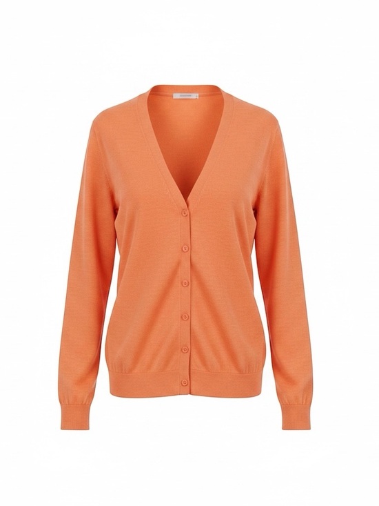 GAP Sweaters - GAP Orange V-Neck Button Cardigan